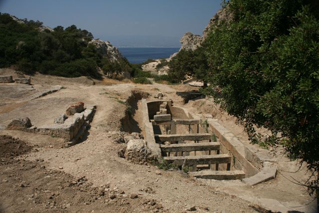 Ancient Heraion - The upper level sanctuary complex